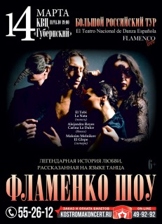 Афиша концерта Фламенко Шоу