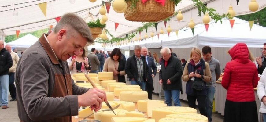 Гастрономический фестиваль сыра в Костроме