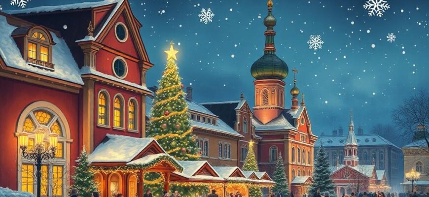 Рождественские гуляния в Костроме афиша