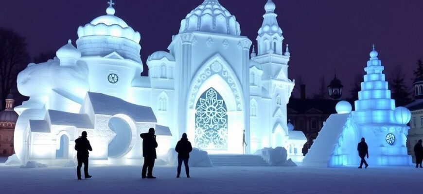 Фестиваль снежных и ледовых скульптур «Кострома — зимняя сказка»